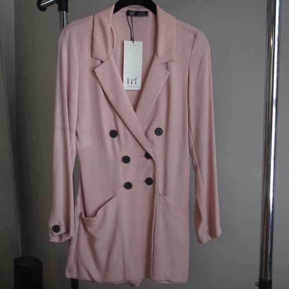 blazer romper zara